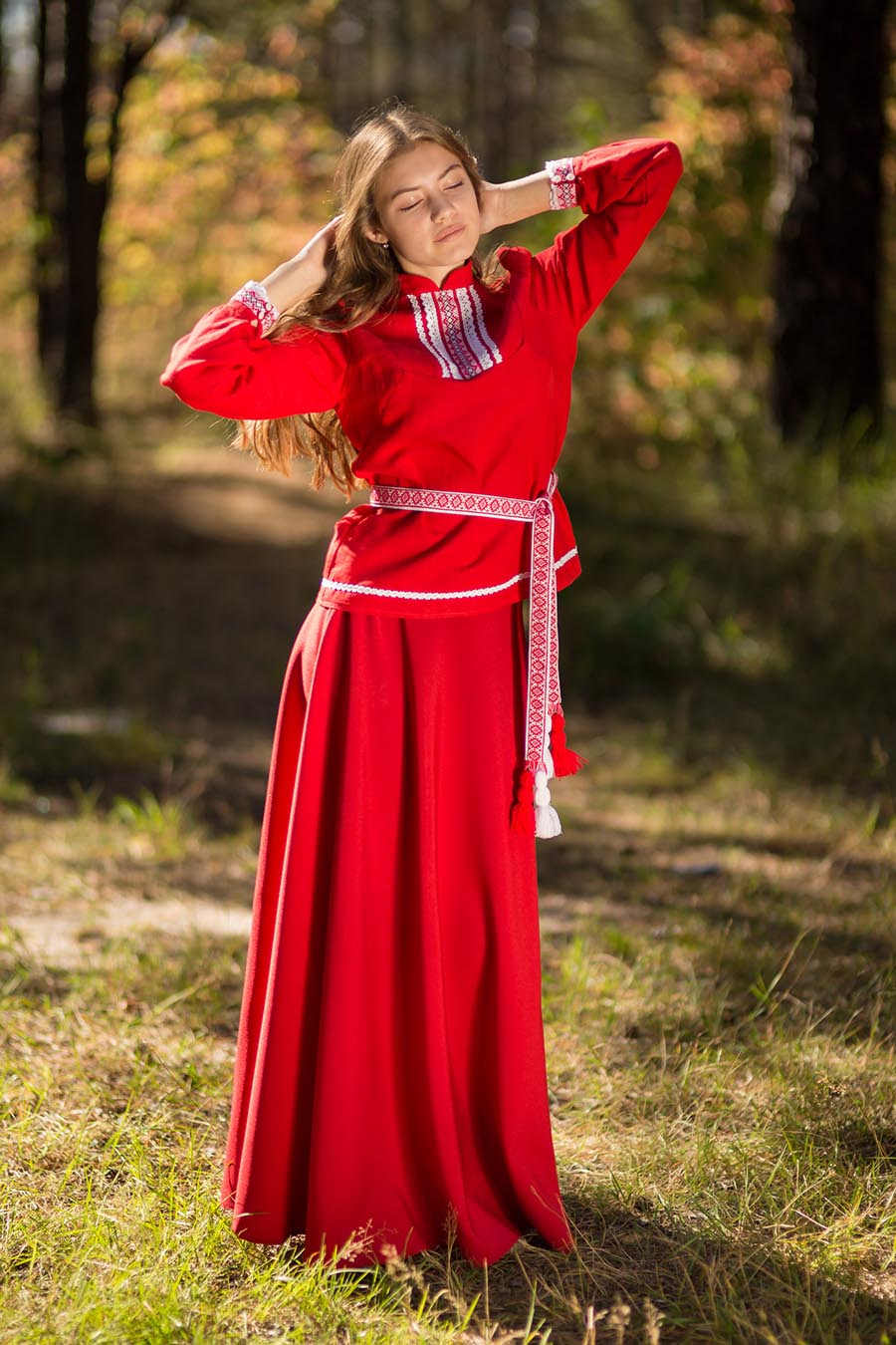 Underwear Women in Slavic costumes in Kaifing